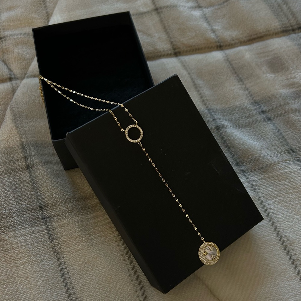 Gold Moon Necklace